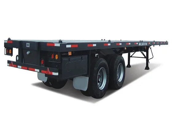 Undercarriage view showing the 13-ton Fuwa brand axles and leaf spring suspension