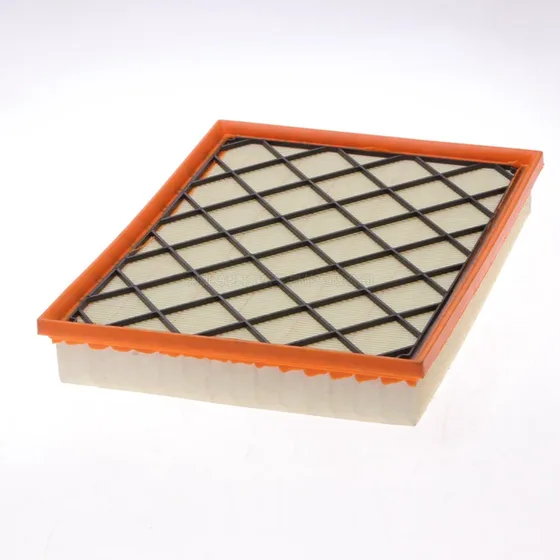 White high-performance air filter part 13717798342 for E70 E71 E72 X5 X6, front view with OEM number visible