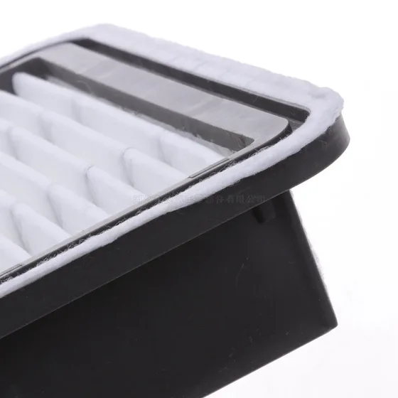 Filter placed inside a packing box with custom paper option