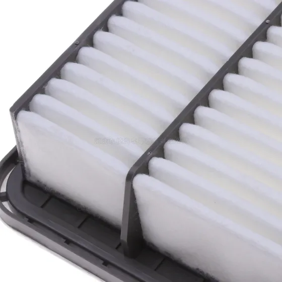 Close-up of the filter media and sealing edge
