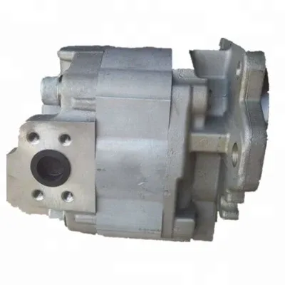 Gear pump assembly 705-11-38010 and 705-11-40010 mounted on a Dozer D65E excavator frame