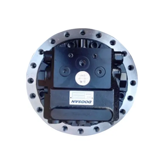 Motor mounted on a wooden pallet with plastic wrap and carton packaging