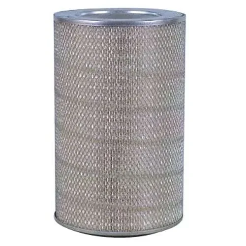 Heavy duty truck air filter P127312 AF4801 CA2555 mounted in a truck engine air intake housing
