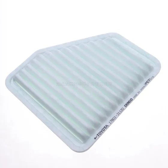 Side view of the 17801-31120 air filter showing the standard size and housing design