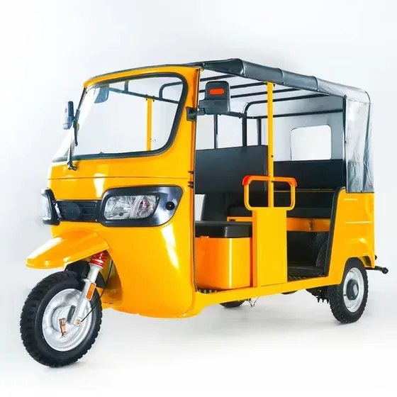 Product image of the electric tricycle from the side