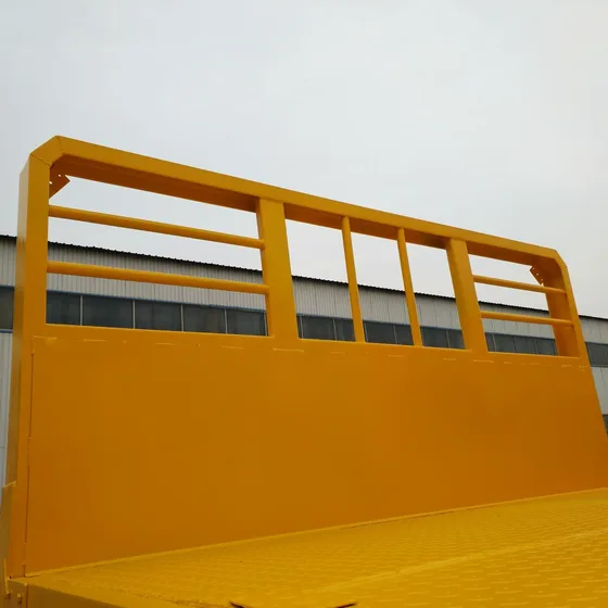 Front grille and headlamp detail of the HOWO C7H cab