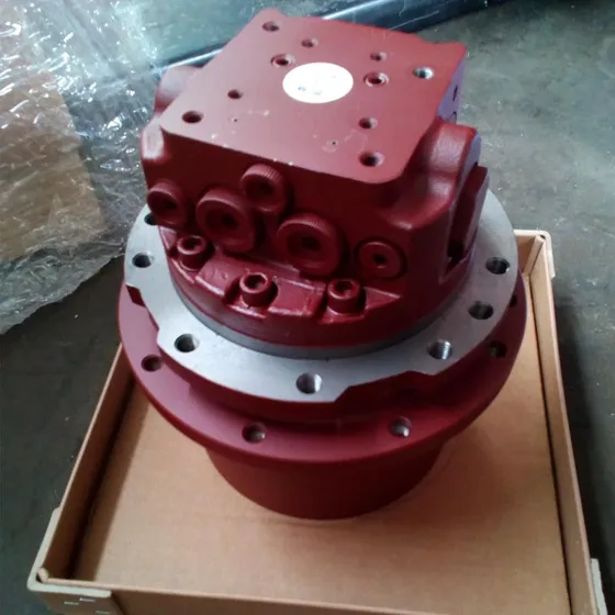 Detail of the steel rotor group and internal piston assembly inside the motor casing