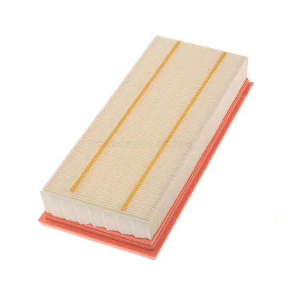 Side view of the air filter with visible housing and sealing gasket