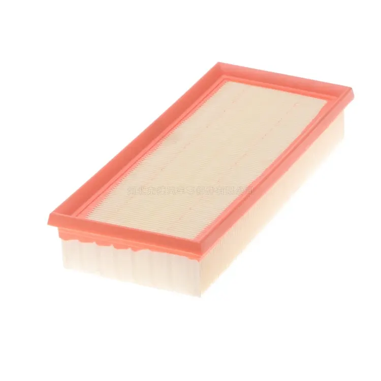 Engine air filter A1770940004 in a white plastic bag inside a cardboard box
