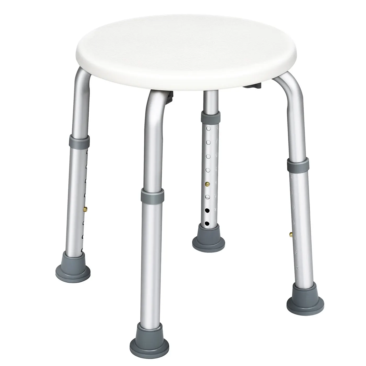 Round Shower Chair with Soft Seat