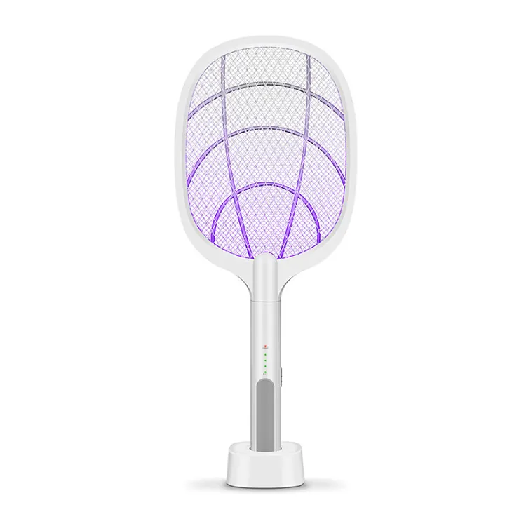 Rechargeable 2 in 1 Functional Electric Fly Mosquito Swatter and Mosquito Killer Lamp with UV Light — KDMS015