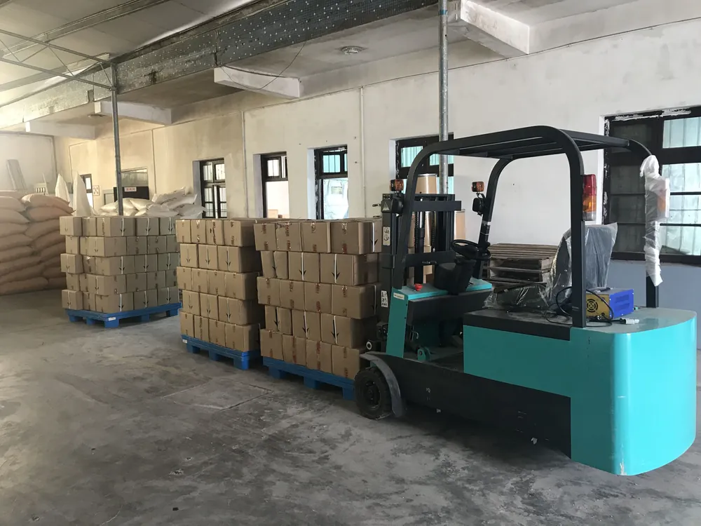 Glue coating and board production line