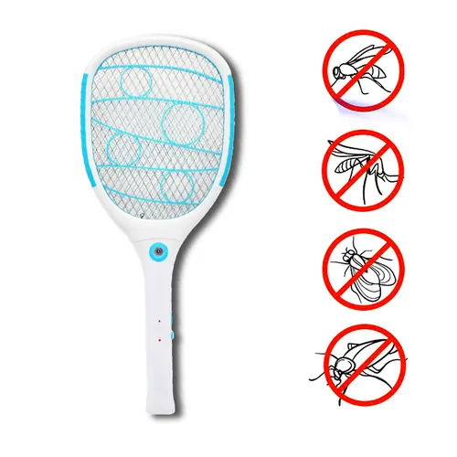 USB Rechargeable Electric Swatter With Led Light — KDMS009 view 4