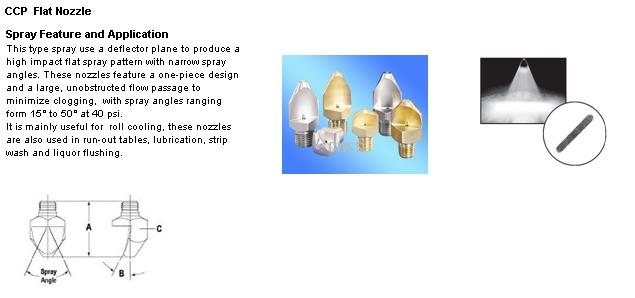 High Impact Flat Fan Nozzle drawing 1
