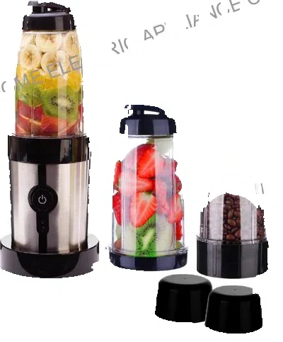 BL301AB blender in stainless personal blender with travel bottles