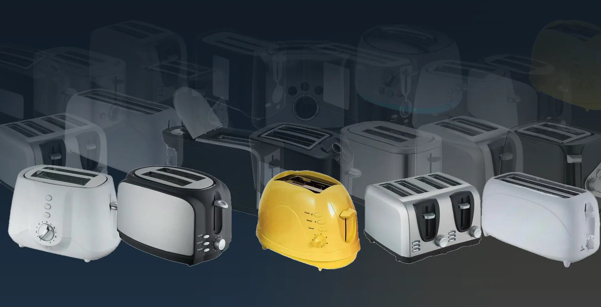 Twenty-One Toaster Bodies From One Factory