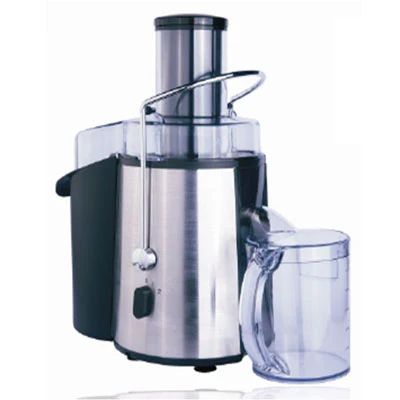 JE128 juicer in stainless power juicer with a stainless handle