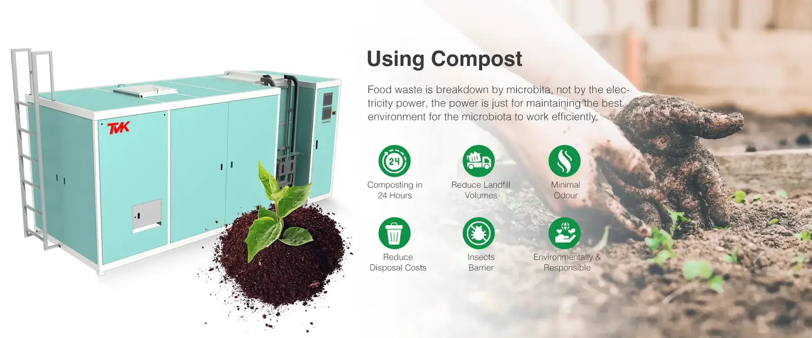 TMK-1000 Organic Waste Composting Machine in context