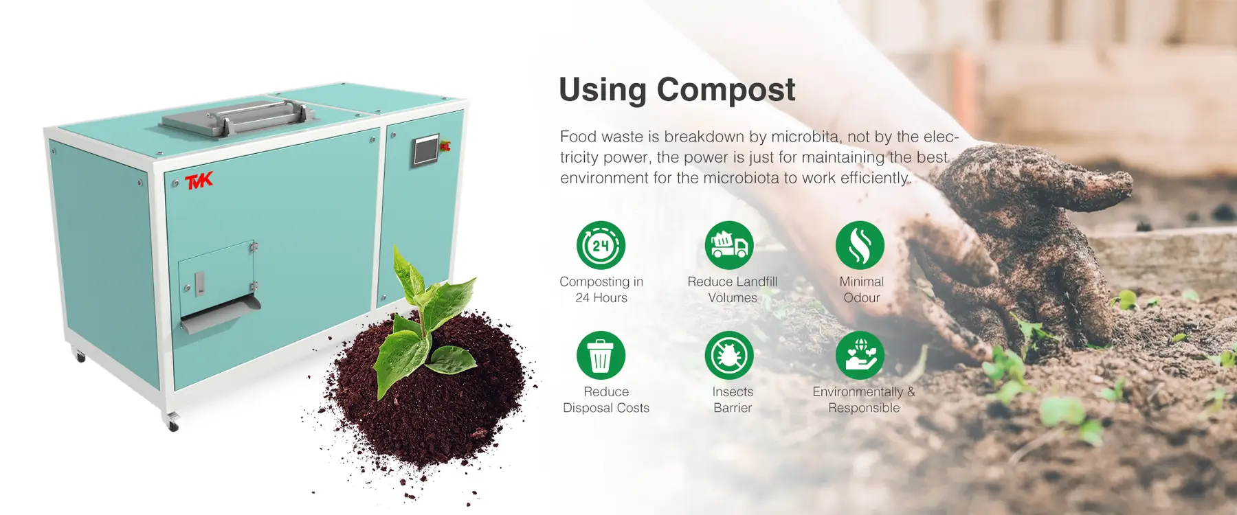 TMK-50 Food Composter in context