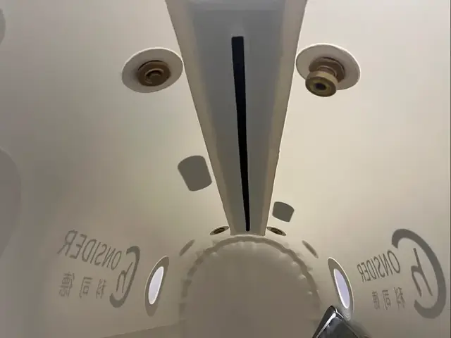 Interior view showing chamber fittings and CONSIDER branding