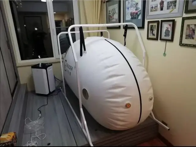 CONSIDER soft hyperbaric chamber installed in a customer home