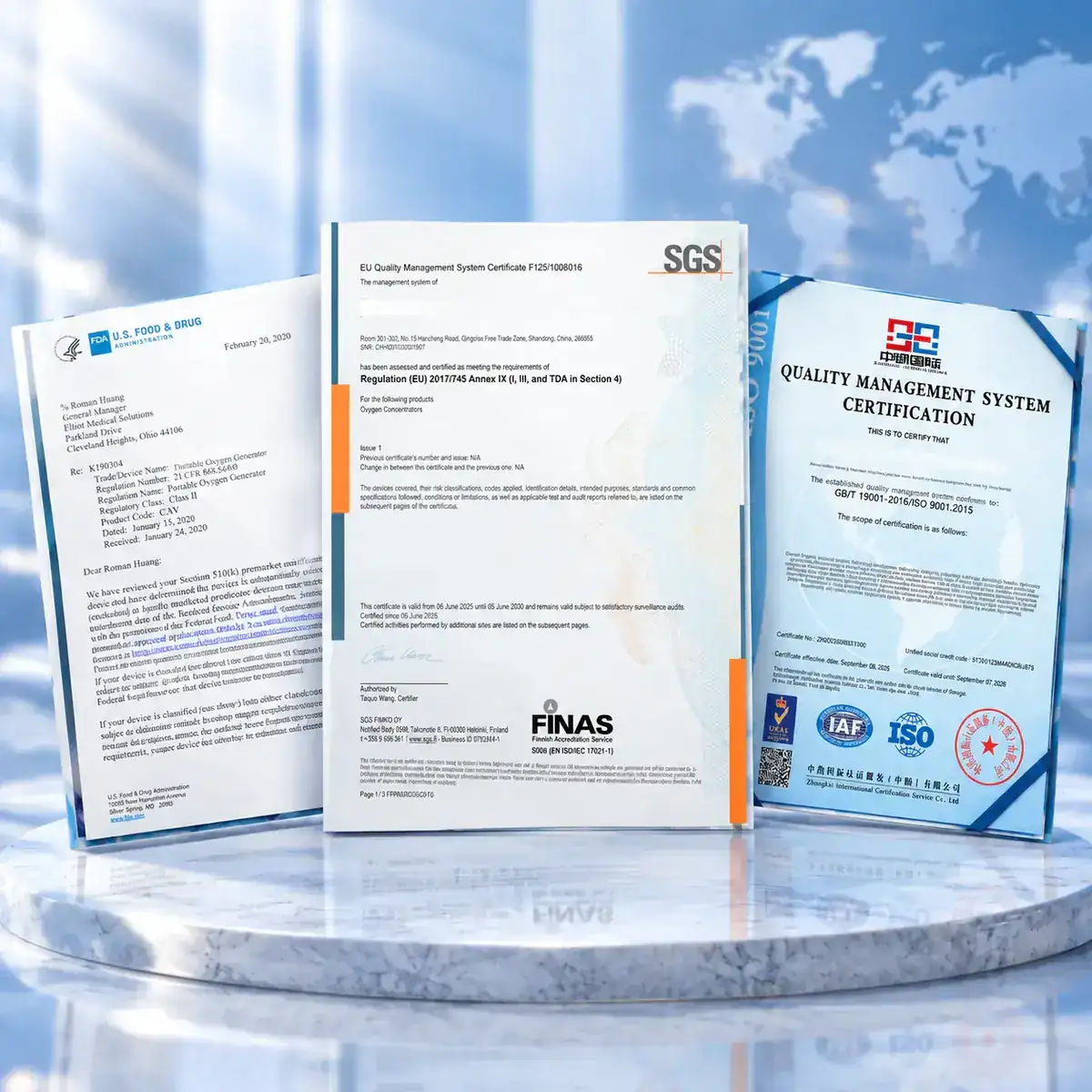 CONSIDER certification documents