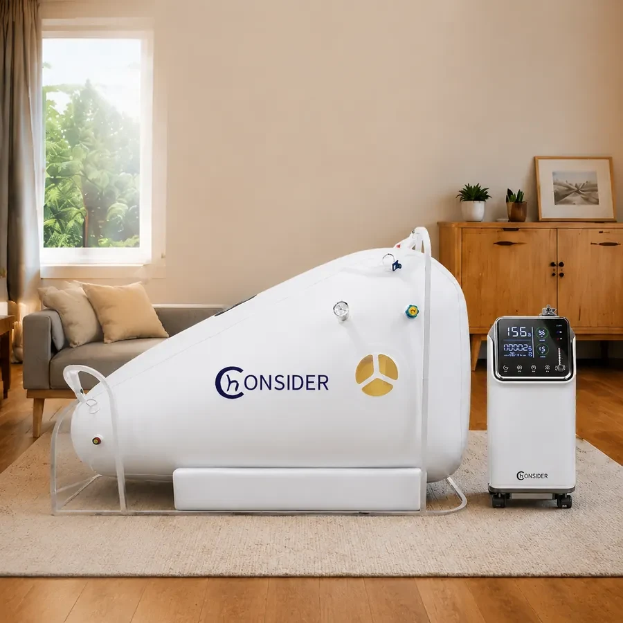 CONSIDER soft hyperbaric chamber set up in a home wellness room