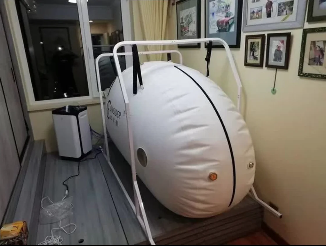 CONSIDER soft hyperbaric chamber installed in a customer home