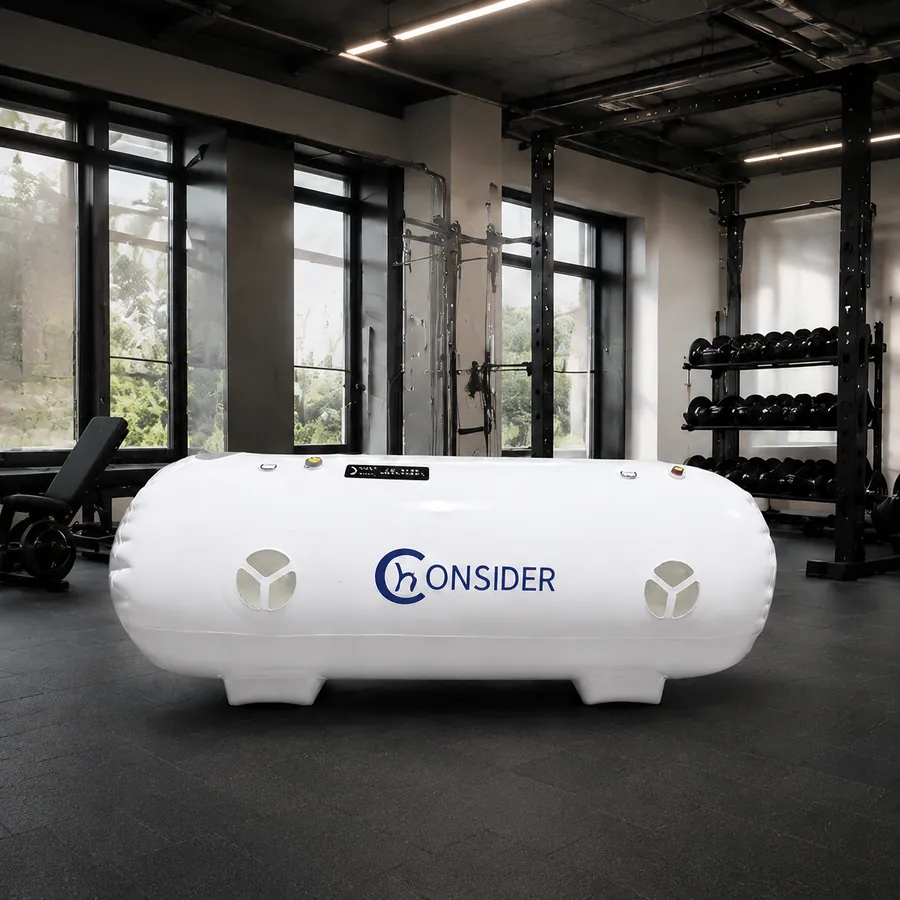 CONSIDER hyperbaric chamber installed in a sports recovery studio
