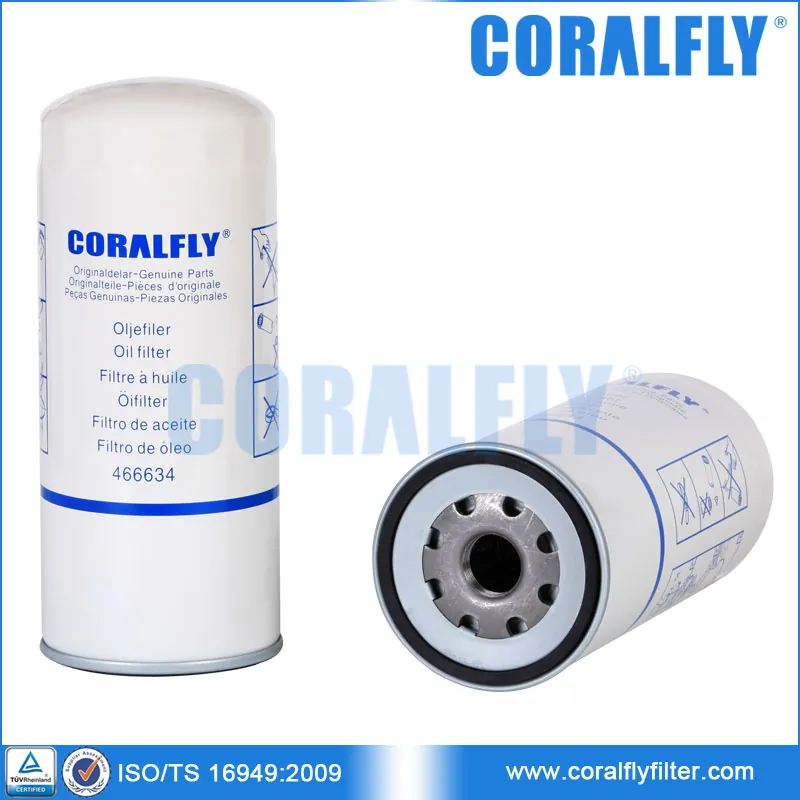 CORALFLY Oil Filters 466634 fit for volvo engine