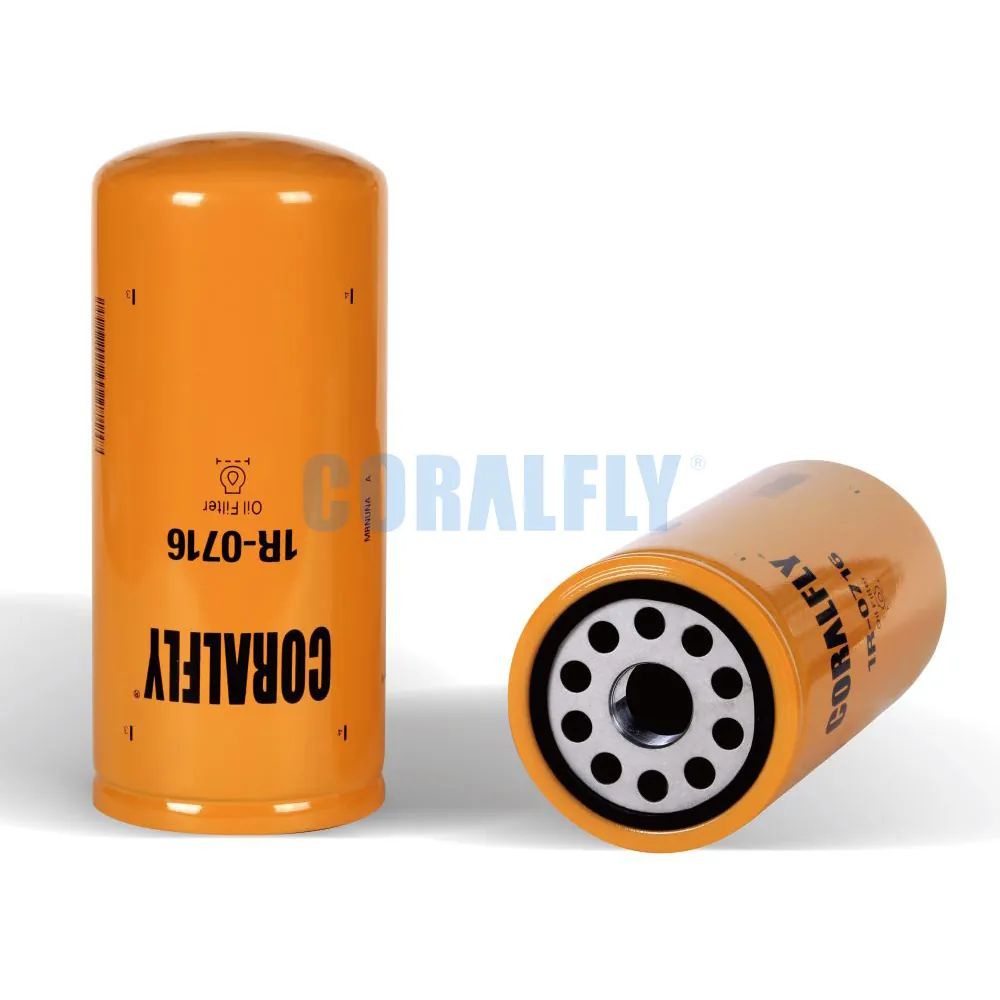 Coralfly Filter Excavator Engine Oil Filter 1R0716 1R-0716