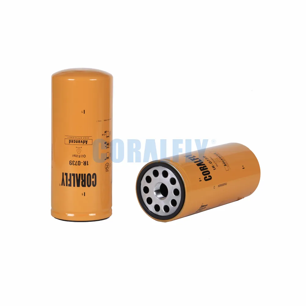 Coralfly Full-Flow Lube Spin-on Machine Oil Filter 1R-0739 for Truck