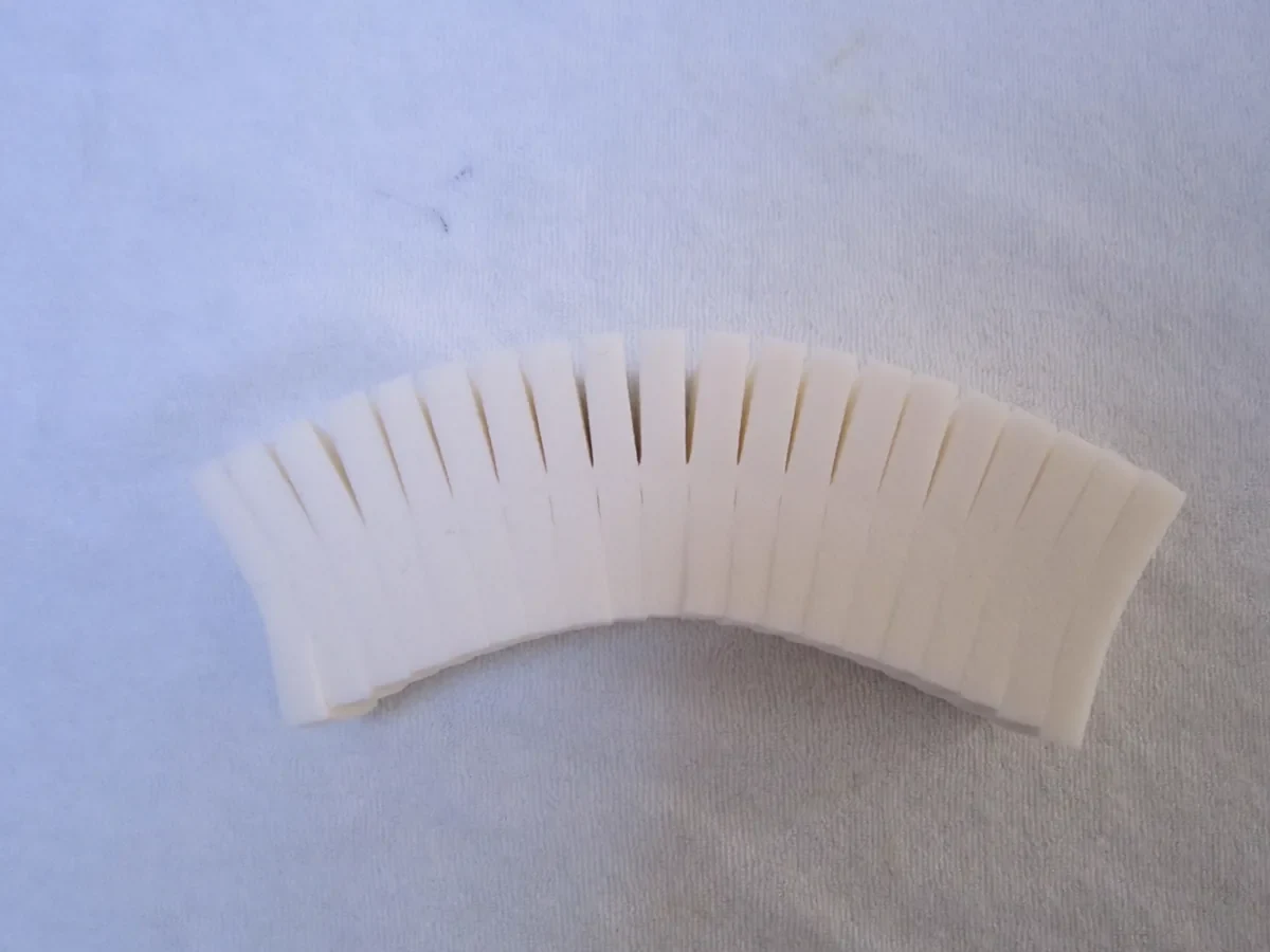White NBR cosmetic powder sponge wedges
