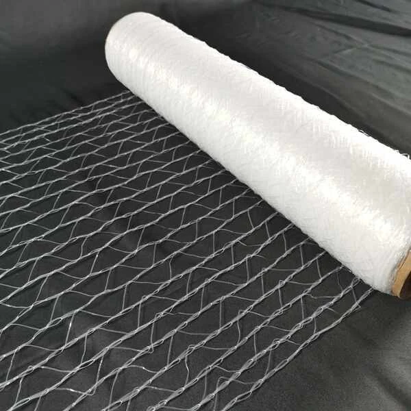 Pallet net wrap roll showing the open mesh construction