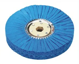 Blue Treated Bias Airway Cotton Wheel