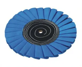 Blue Treated Round Hole Airway Cotton Polishing Wheel
