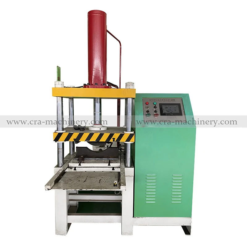 CRA-600 buffing polishing wheel pressing machine with hydraulic control panel and moulds