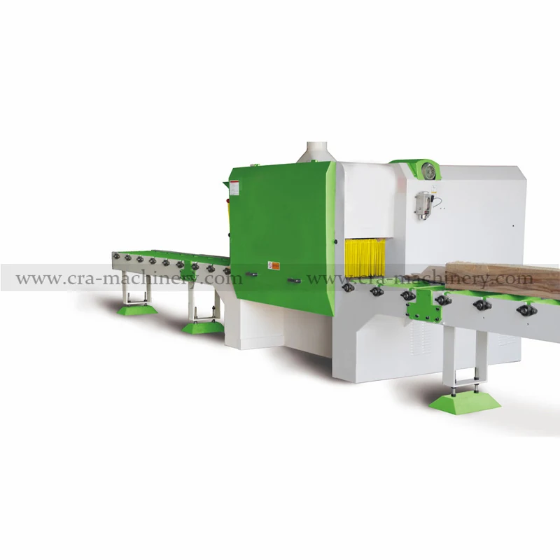 Big Square Wood Multichip Saw Blade Cutting Machine with feeding system and multi-chip blade