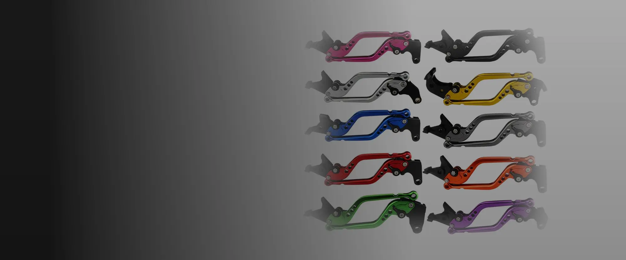 CNC Aluminium Levers Grips And Cockpit Hardware - Creease motorcycle products