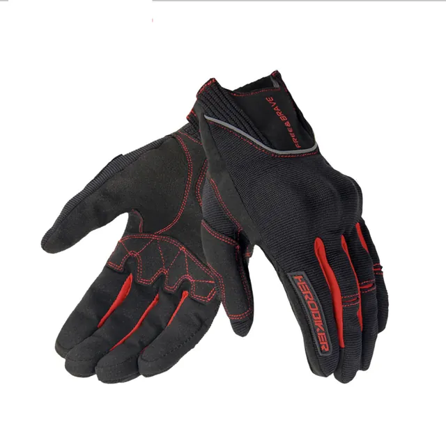 Motorcycle Full Finger Hand Gloves Pattern 7 - Motorcycle Gloves