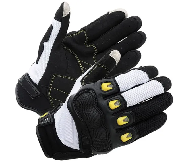 Motorcycle Full Finger Hand Gloves Pattern 3 - Motorcycle Gloves