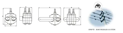 10KV Insulation piercing connector with grounding rings view