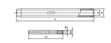 Compression splice cable sleeve for earth wire JY series view