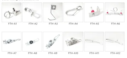 Drop Wire Clamps for Fiber Optic Cable view