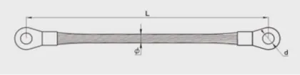Copper Flexible Braided Connector view