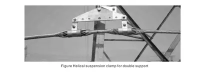 Double Preformed Suspension Clamp view