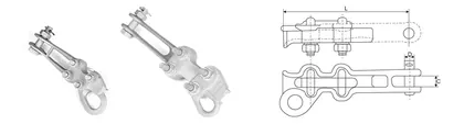 Straight Line Strain Clamp view