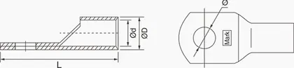 Copper tinned Lugs JGA Series view
