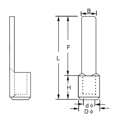 Bootlace ferrule DBN type view