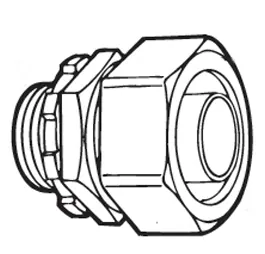 Straight Liquid Tight Connector view